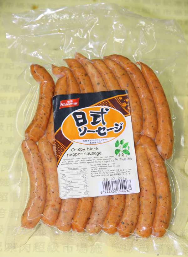 日本黑椒脆皮腸